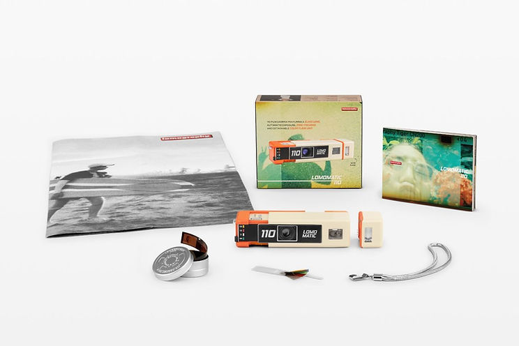 Lomomatic 110 Camera & Flash Golden Gate | Lomography Türkiye