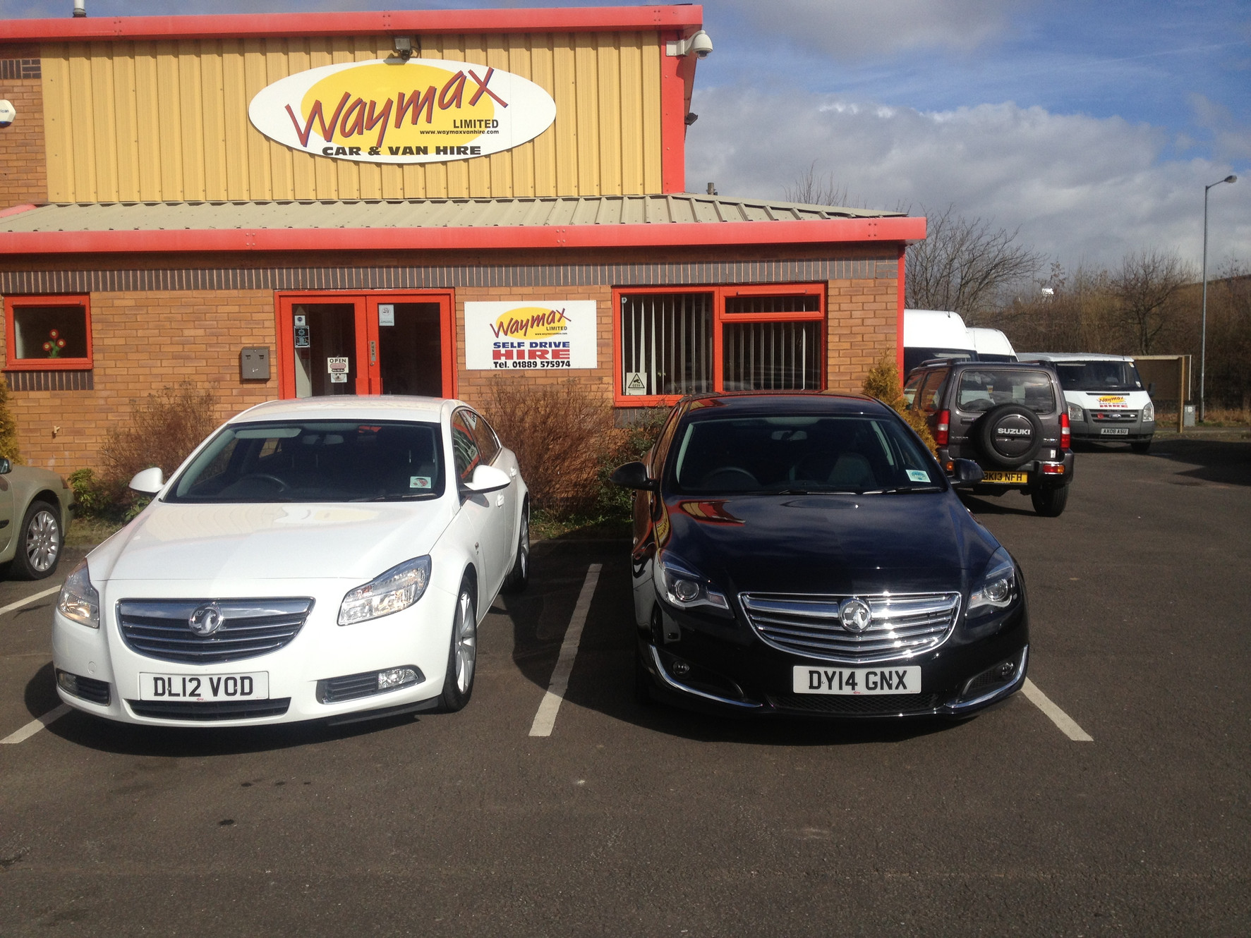 Waymax van hire motor home hire Rugeley Staffordshire