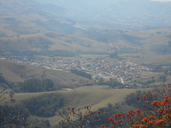 Vista da cidade de Itapeva-MG