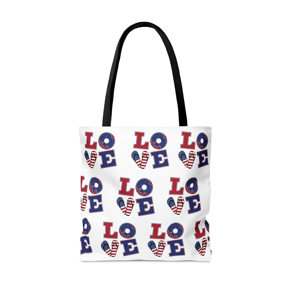 Thumbnail: Love USA the tote bag cool tote bag unisex