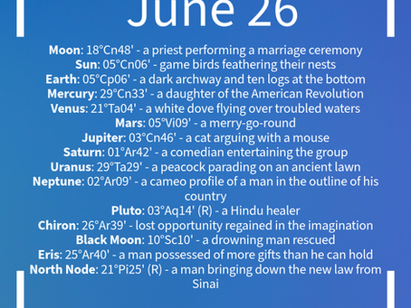 June 26, 2025 – Take it Easy
