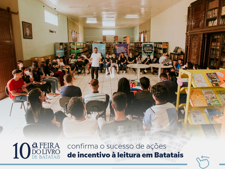 10ª Feira do Livro confirma o sucesso de ações de incentivo à leitura em Batatais