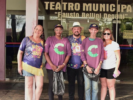 Último dia de Carnaval aqui em Batatais, último dia de participação dos catadores ♻️💪🎉