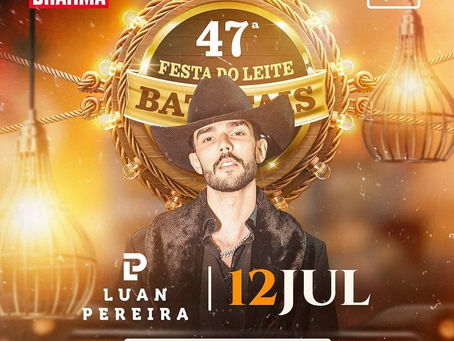 O encontro dos batataenses com o fenômeno do agronejo e do TikTok, Luan Pereira, já tem data e local para acontecer.