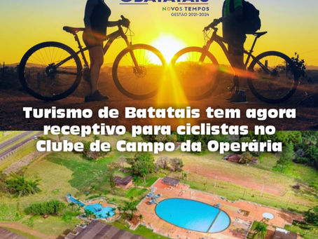 Turismo de Batatais tem agora receptivo para ciclistas no Clube de Campo da Operária