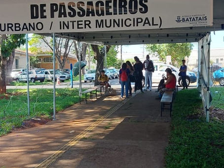 Prefeitura faz alteração temporária na rodoviária em decorrência da Feira do Livro