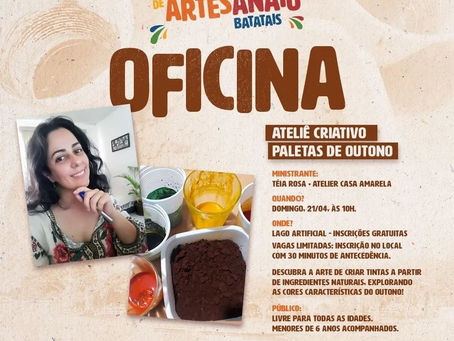🎨🍂 Ateliê Criativo: Paletas de Outono com Téia Rosa 🍂🎨