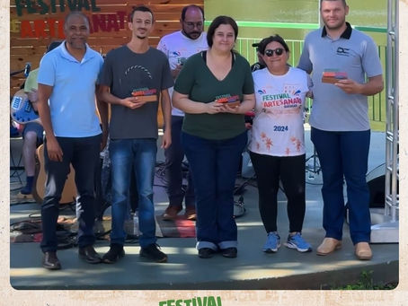 🏆✨ Premiação do 1º Festival de Artesanato! ✨🏆