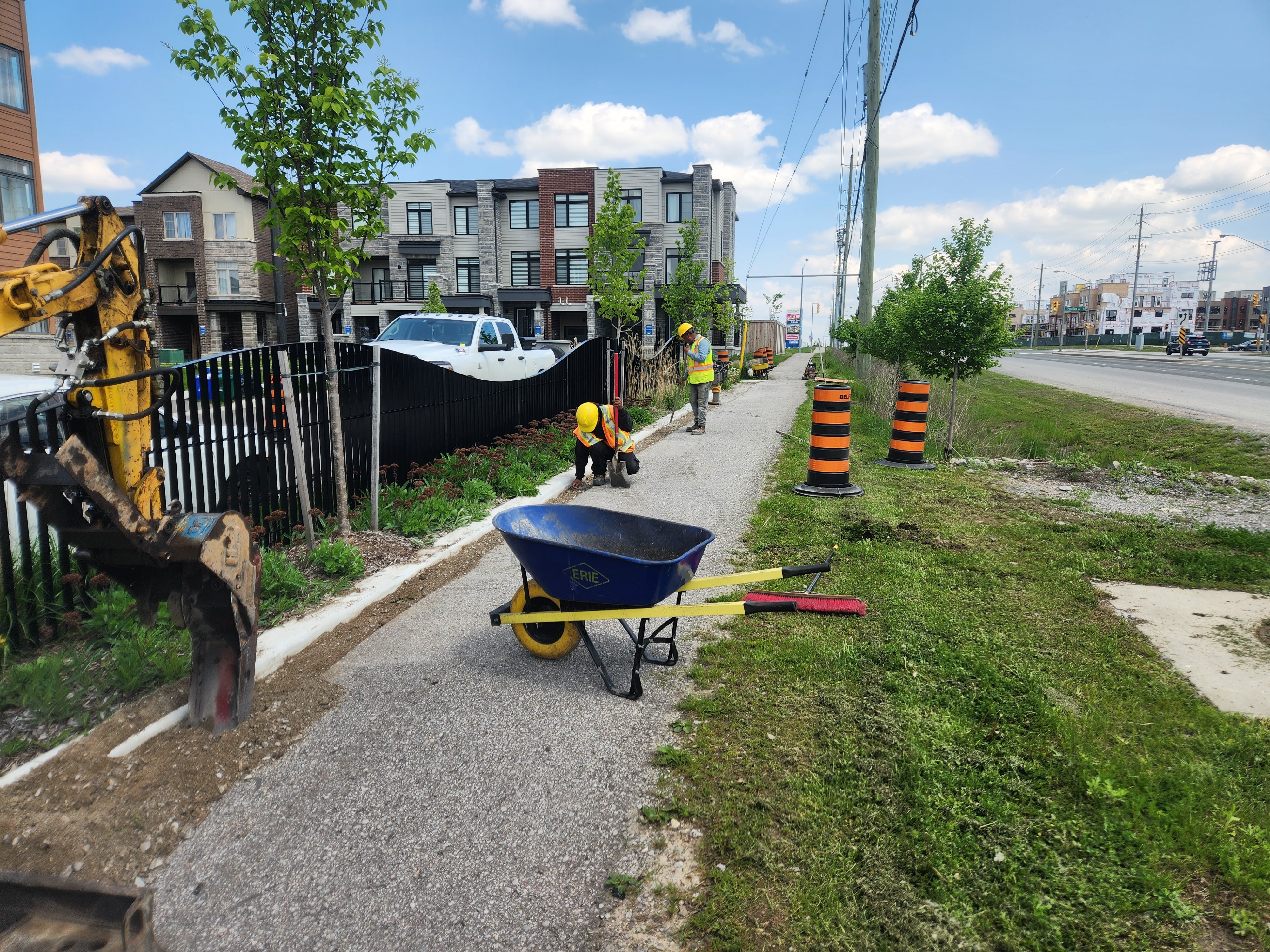 Construction progress