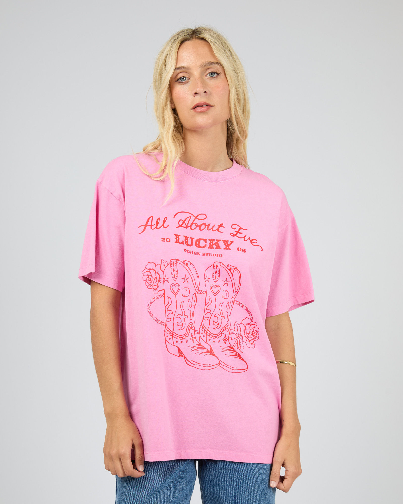 ALL ABOUT EVE / RODEO TEE / PINK 