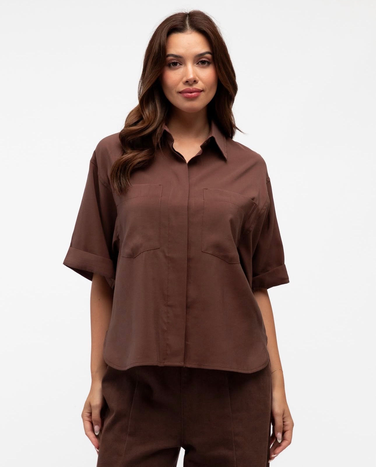 EBBY & I / OASIS CHOCOLATE SHIRT / VV11847