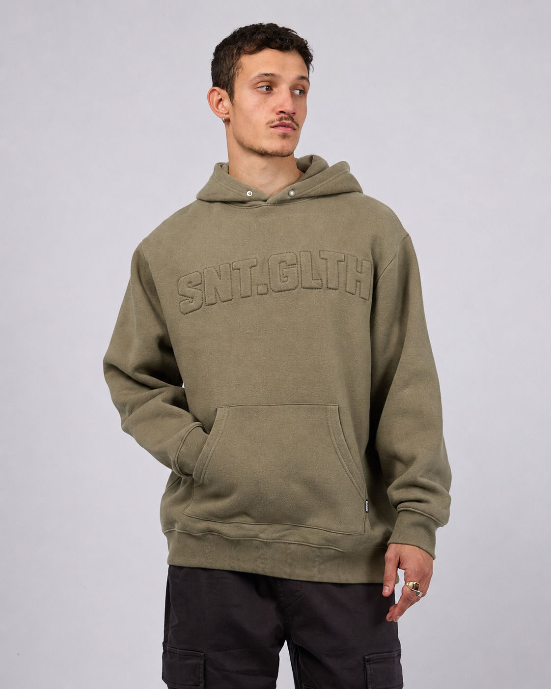 SAINT GOLAITH / RAISED HOODIE / 4352037.VKHA
