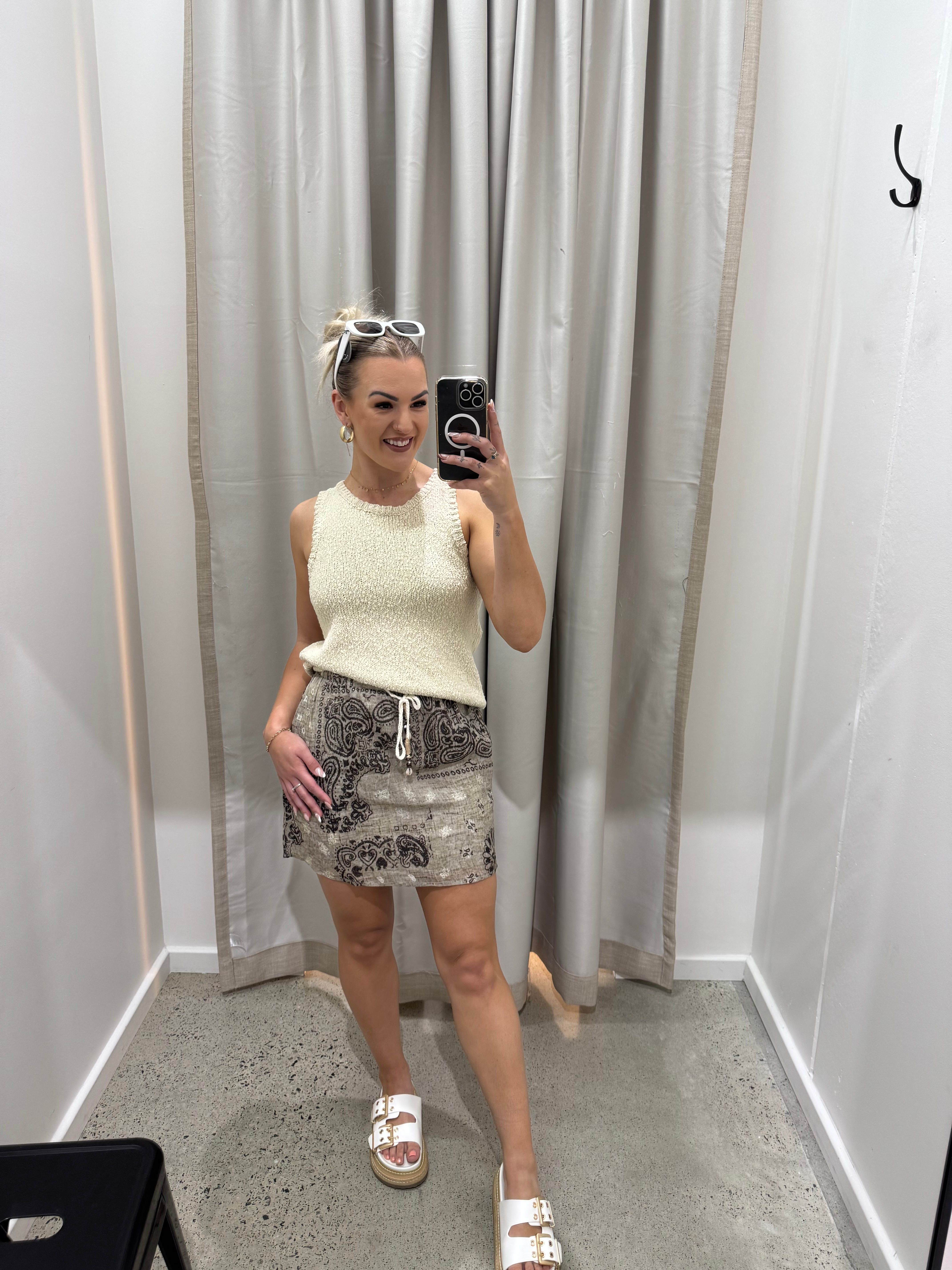 LITTLE LIES / SCARF SKIRT / R25072509