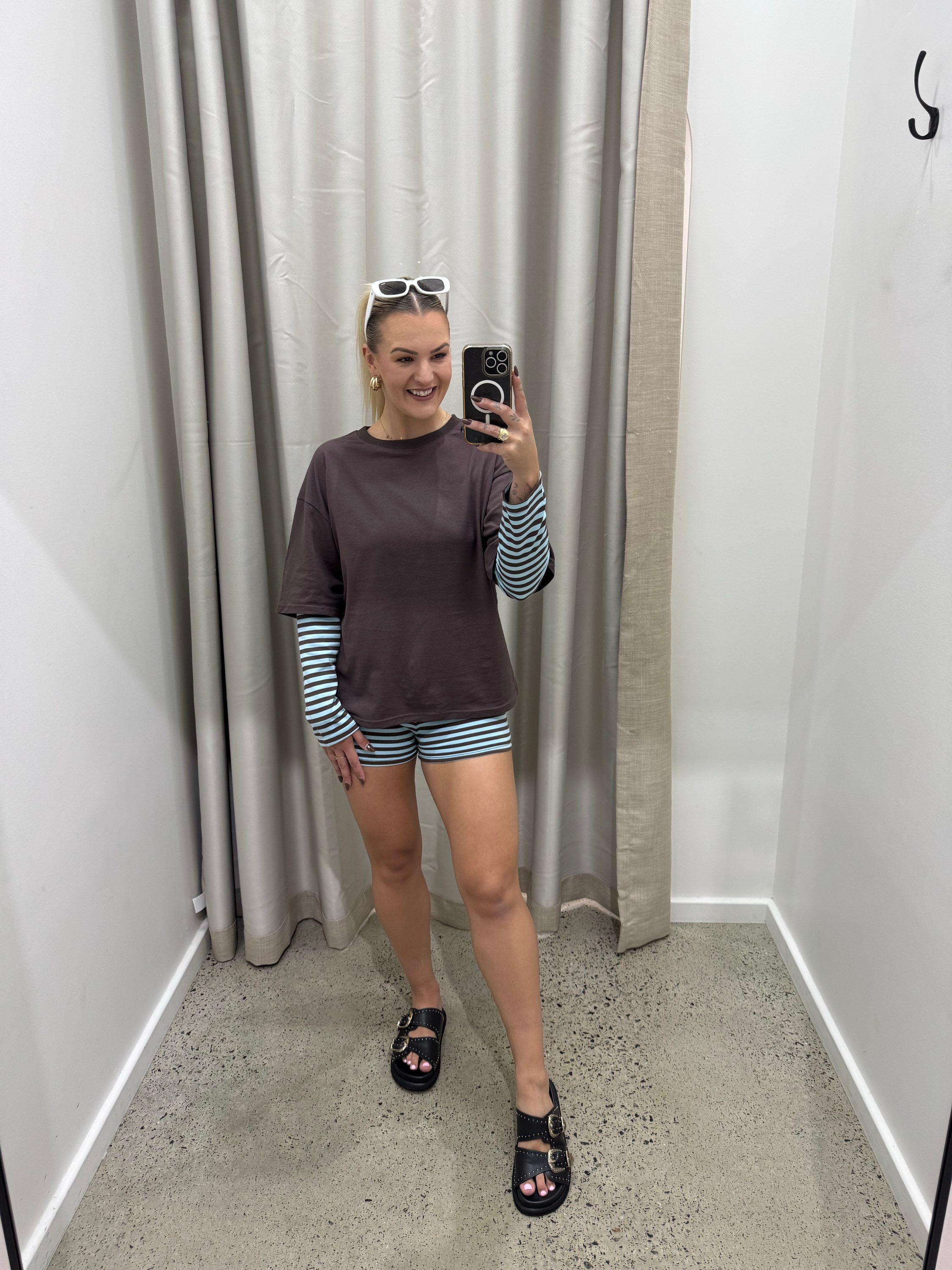 BY FRANKIE / BLUE CHOCOLATE SHORT / 906-1