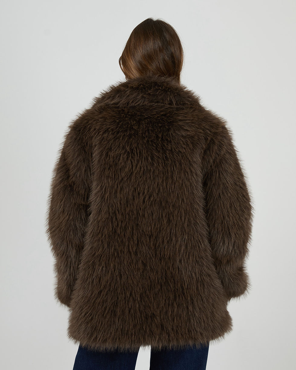 Thumbnail: ALL ABOUT EVE / BRANDY FUR COAT / CHOCOLATE / 6479104