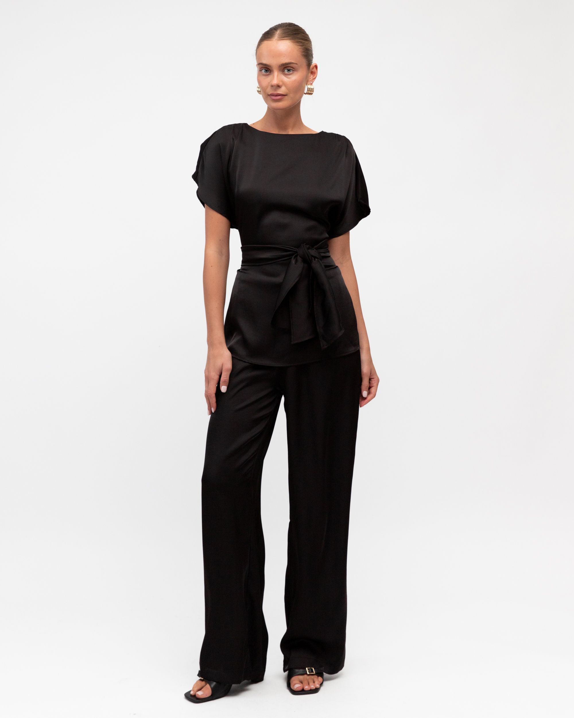 WHITE CLOSET / TAYLOR PANTS / BLACK  / TF11740