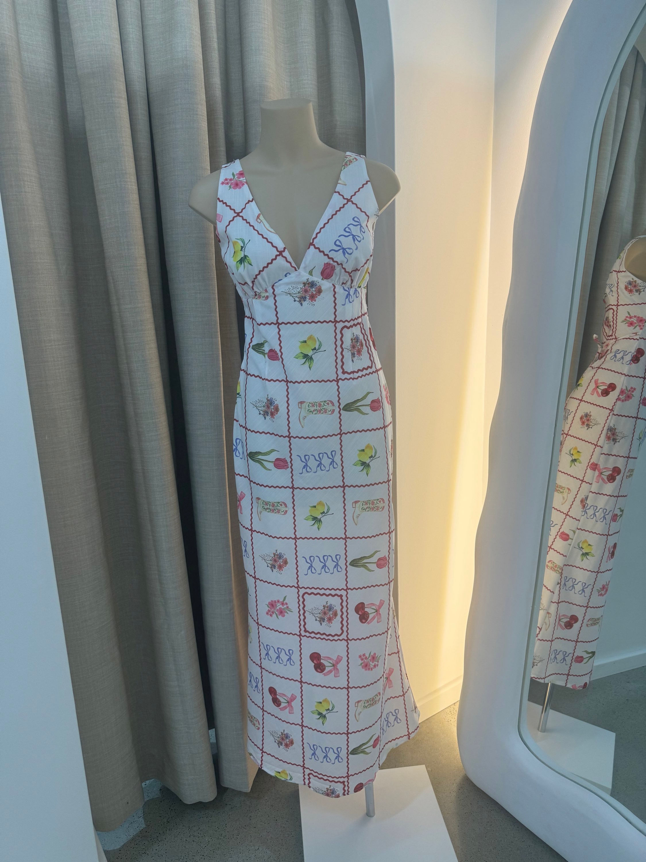 BY FRANKIE / BOWS & BOOTS MAXI DRESS