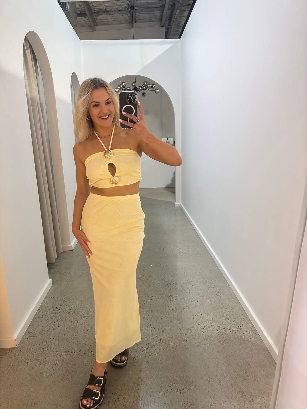 Thumbnail: BY FRANKIE / SHELL SKIRT / YELLOW / 587-3