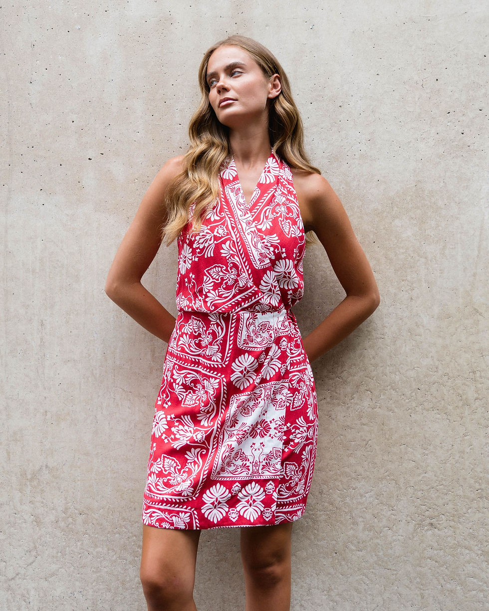 Thumbnail: LINEN LUX / SUNDOWNER DRESS / VVNE11094