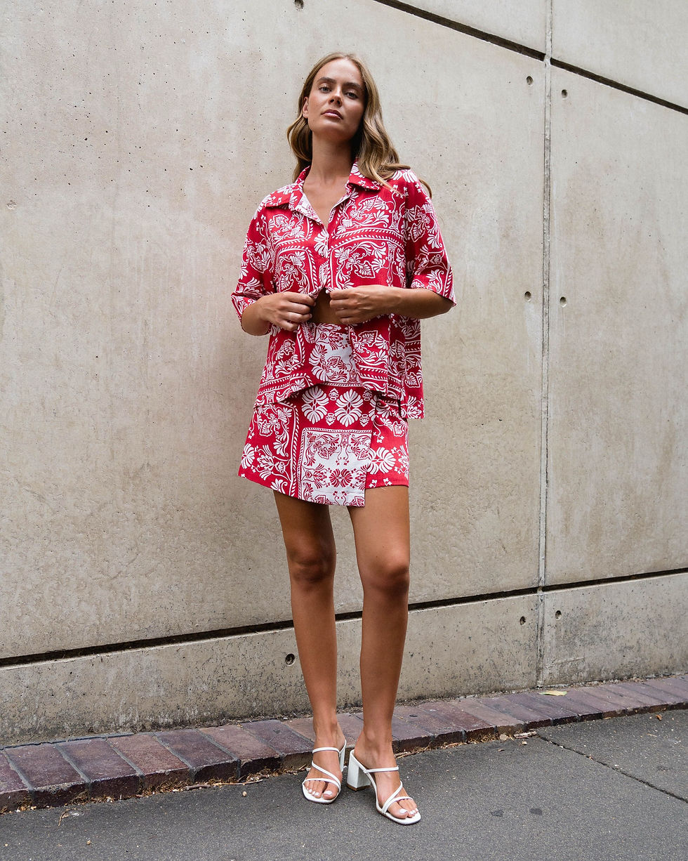 Thumbnail: LINEN LUX / SUNDOWNER SHIRT / VVNE11096