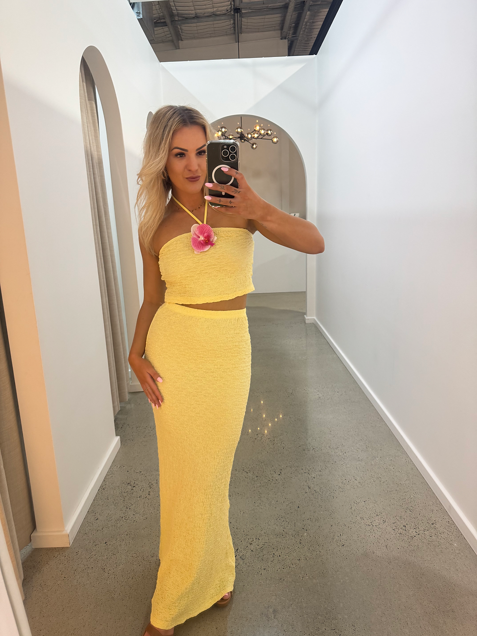 Thumbnail: BY FRANKIE / MERMAID VIBE TOP / YELLOW / 716-2