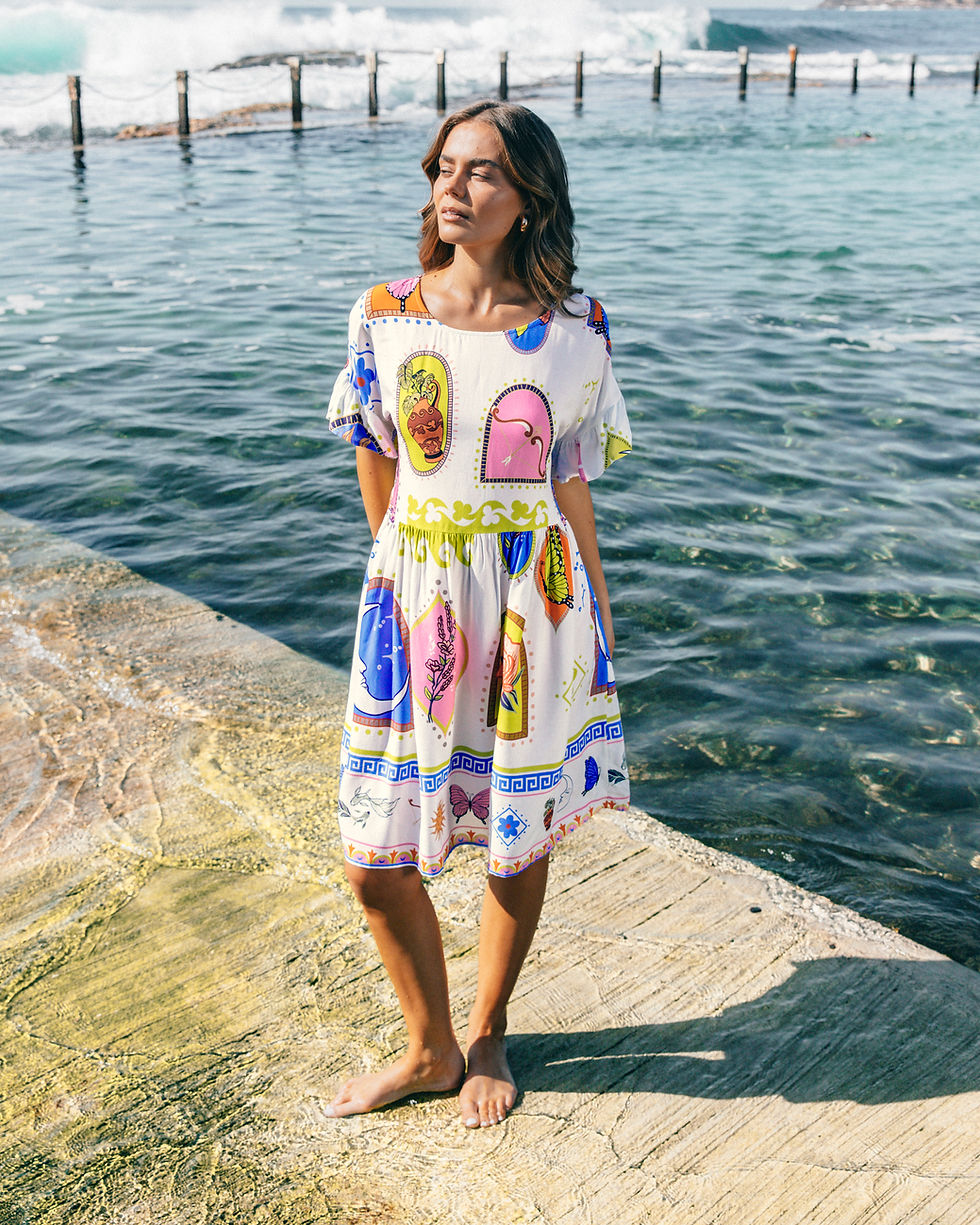 Thumbnail: SUNETTA KNEE LENGTH DRESS