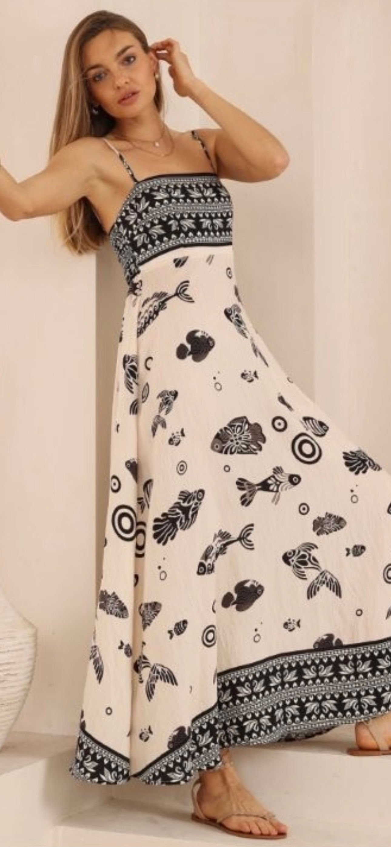 IRIS MAXI / FISH DRESS / 2012084A