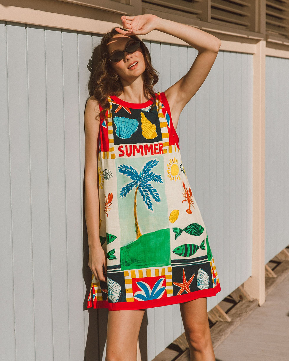 Thumbnail: PAPER HEART/ SOLEIL DRESS / PHE12051-3