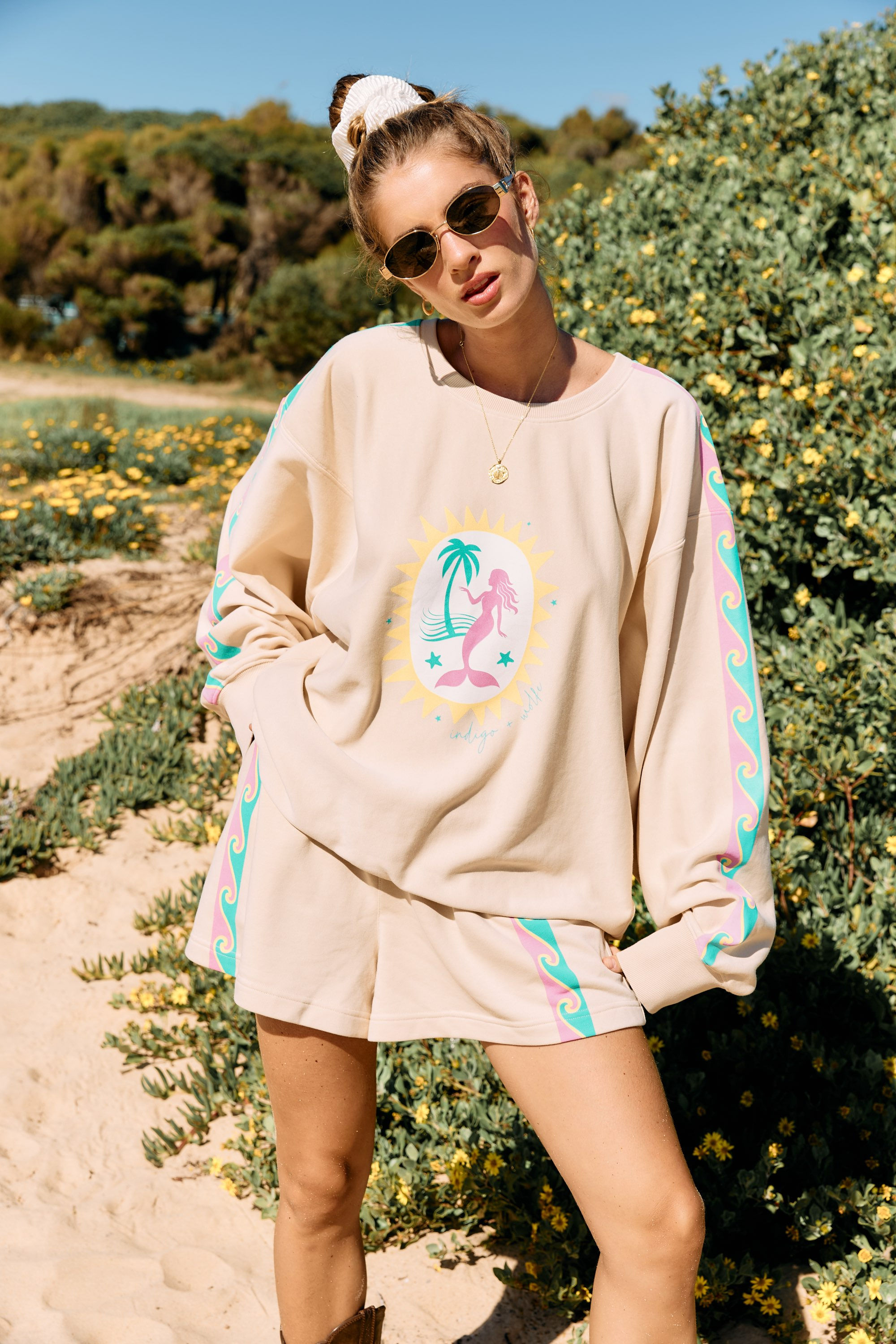 INDIGO & WOLFE / PASTEL MERMAID JUMPER 