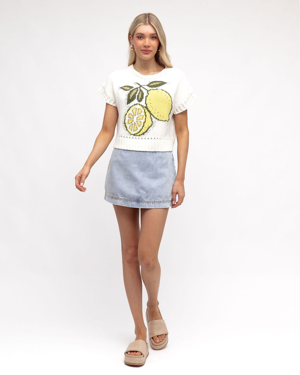 Thumbnail: PAPER HEART / LEMON KNIT TOP / PH13004