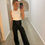 Thumbnail: LABEL OF LOVE / STRIPPED PANTS / GREEN / LOL21654-2