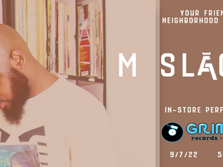M Slago instore performance at Grimey's in Nashville