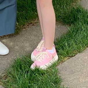 My shoes under sunlight