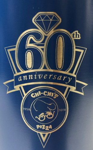 Chi-Chi's 60th Anniversary Insulated Water Bottle | chi-chis-pizza