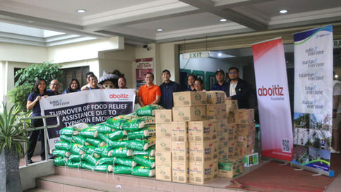 Subic EnerZone and Aboitiz Foundation Extend Relief Support to Olongapo Families Affected by Typhoon Emong & Dante