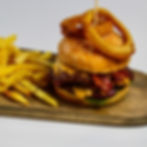 Crispy, Smokey Easy Cheesy Smash Burger with Fries