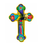 Thumbnail: Mexican Hand Painted Ceramic Cross