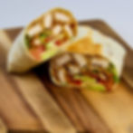 Chicken Escalope with salad Wrap
