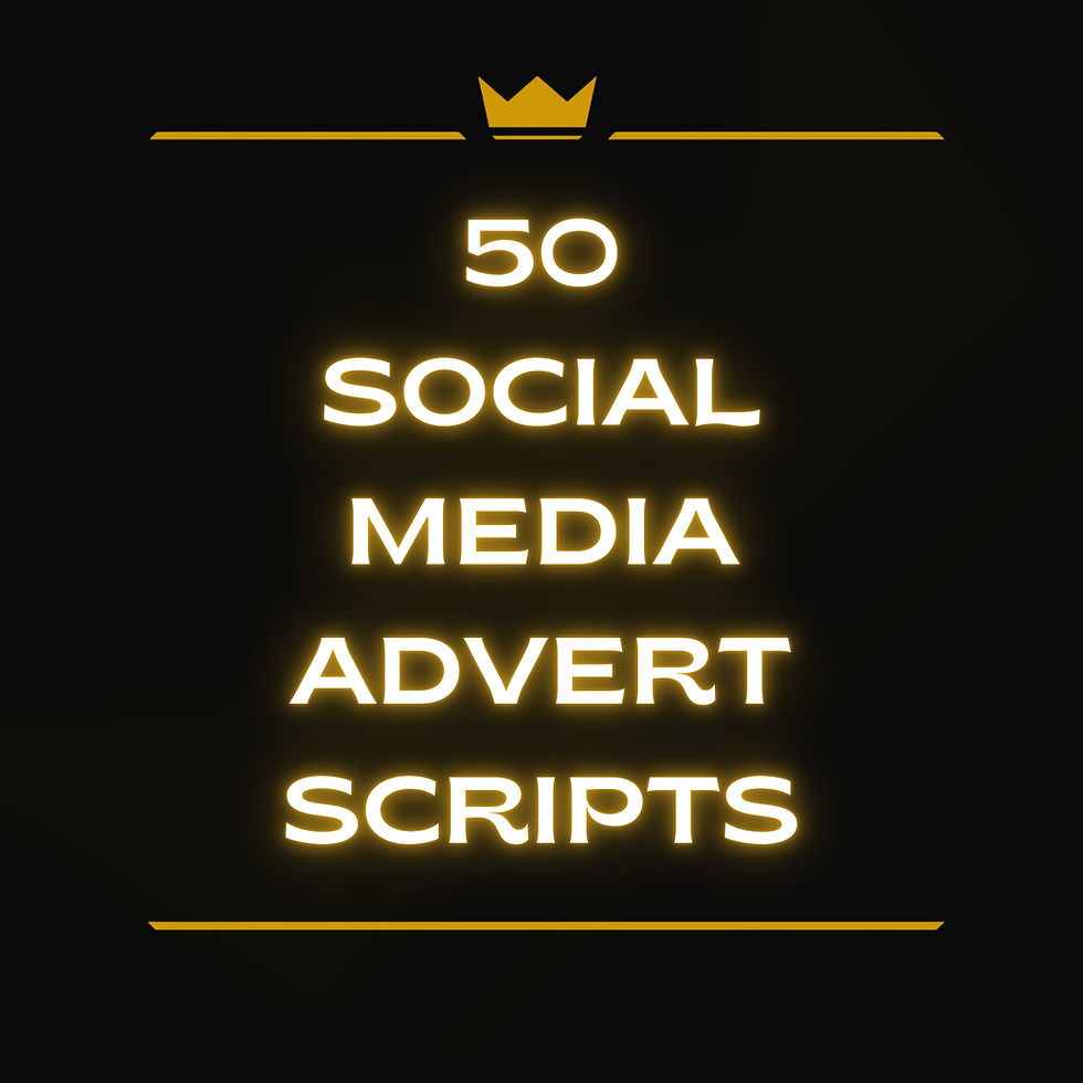50 Social Media Ad Script CTA's for E-Commerce, Dropshipping, Digital Marketing
