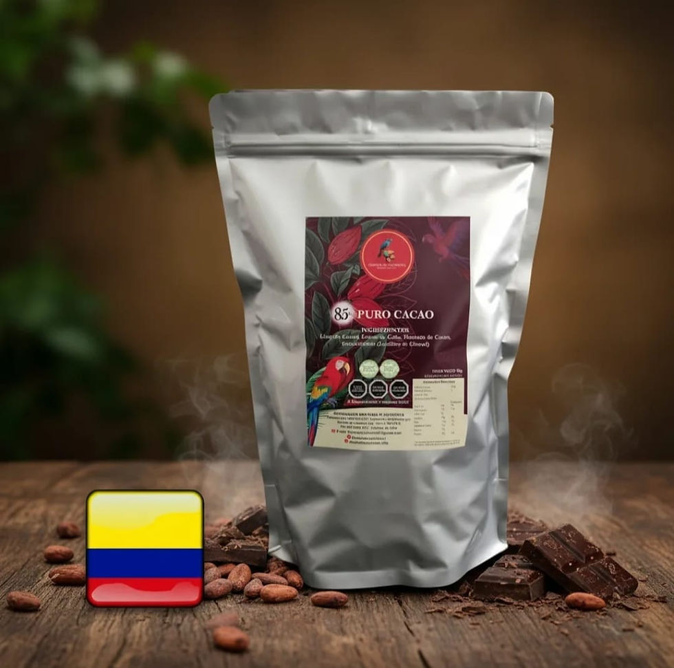 Miniatura: Chocolate 85% Cacao 1 kilo origen Colombia