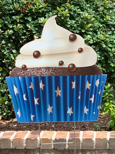 CUPCAKE WITH STARS