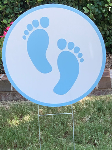 BOY FOOTPRINTS