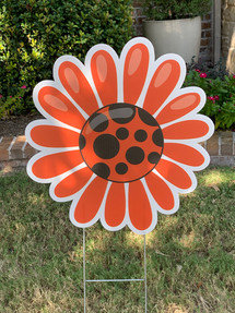 FLOWER ORANGE BLACK