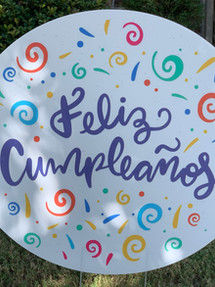 FELIZ COMPLEANOS (SPANISH) PARTY SWIRL
