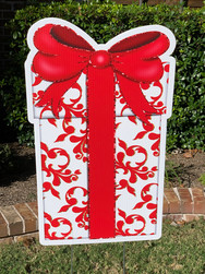 TALL RED GIFT BOX