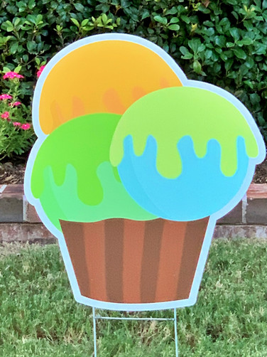 Triple Scoop Cup W/ ORANGE