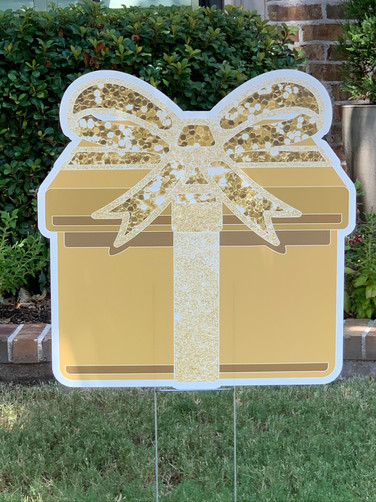 Gold Sparkle Present