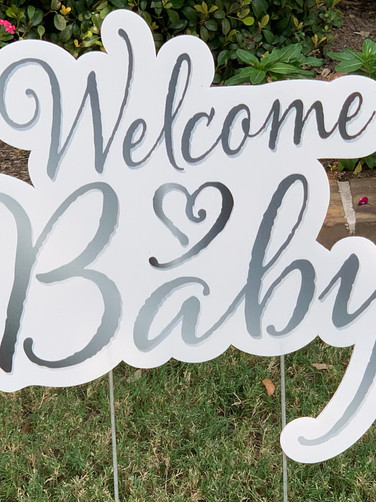 WELCOME BABY (NEUTRAL SILVER)