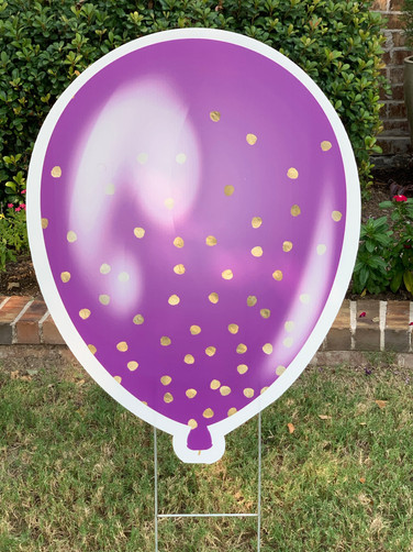 Purple Sparkle Balloon - 2