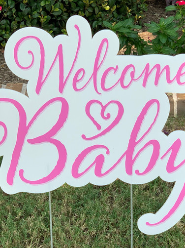 WELCOME BABY (PINK)